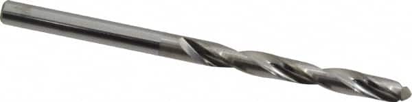 Hertel - #26 118° Solid Carbide Jobber Drill - Bright Finish, Right Hand Cut, Spiral Flute, Straight Shank, 2-1/2" OAL, Standard Point - Benchmark Tooling