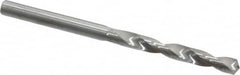 Hertel - #20 118° Solid Carbide Jobber Drill - Bright Finish, Right Hand Cut, Spiral Flute, Straight Shank, 2-1/2" OAL, Standard Point - Benchmark Tooling