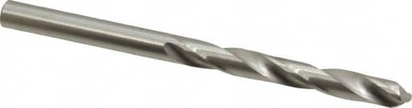 Hertel - #6 118° Solid Carbide Jobber Drill - Bright Finish, Right Hand Cut, Spiral Flute, Straight Shank, 3" OAL, Standard Point - Benchmark Tooling