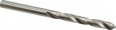 Hertel - #6 118° Solid Carbide Jobber Drill - Bright Finish, Right Hand Cut, Spiral Flute, Straight Shank, 3" OAL, Standard Point - Benchmark Tooling