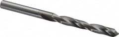 Hertel - Letter A 118° Solid Carbide Jobber Drill - Bright Finish, Right Hand Cut, Spiral Flute, Straight Shank, 3-1/4" OAL, Standard Point - Benchmark Tooling