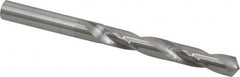Hertel - 21/64" 118° Solid Carbide Jobber Drill - Bright Finish, Right Hand Cut, Spiral Flute, Straight Shank, 4" OAL, Standard Point - Benchmark Tooling