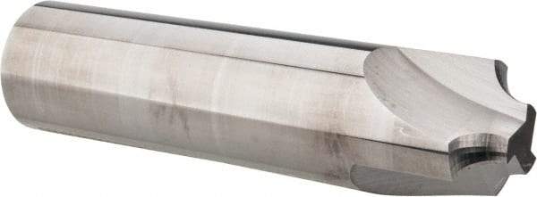 Hertel - 1/4" Radius, 1" Mill Diam, 3 Flute Solid Carbide Corner Rounding End Mill - Single End, Uncoated, 1/2" Tip Diam, 4" OAL, 1" Shank Diam - Benchmark Tooling