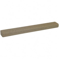 Norton - 10" Long x 1-5/16" Wide x 3/4" Thick, Aluminum Oxide Sharpening Stone - Flat Stone, Coarse Grade - Benchmark Tooling