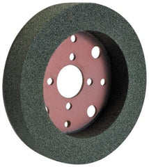 Norton - 6" Diam, 4" Hole Size, 1-1/4" Overall Thickness, 60 Grit, Type 2 Tool & Cutter Grinding Wheel - Medium Grade, Silicon Carbide, I Hardness, Vitrified Bond, 3,600 RPM - Benchmark Tooling