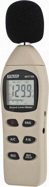 Extech - A and C Frequency Weight, LCD Display Sound Meter - 40 to 130 Decibels - Benchmark Tooling