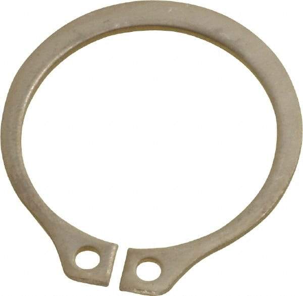 Rotor Clip - 23.88mm Groove Diam, 1" Shaft Diam, Passivated Stainless Steel, Snap External Retaining Rings - 0.046" Groove Width, 0.03" Groove Depth, 0.042" Ring Thickness, Grade 15-7 Grade 632 - Benchmark Tooling