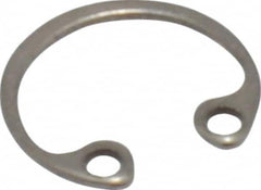 Rotor Clip - 0.015" Thick, Passivated Finish, Stainless Steel Snap Internal Retaining Ring - 0.02" Groove Width, 0.009" Groove Depth, 0.268" Groove Diam, Grade 15-7 Grade 632 - Benchmark Tooling