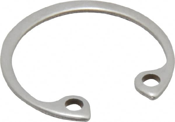 Rotor Clip - 0.035" Thick, Passivated Finish, Stainless Steel Snap Internal Retaining Ring - 0.039" Groove Width, 0.02" Groove Depth, 0.665" Groove Diam, Grade 15-7 Grade 632 - Benchmark Tooling