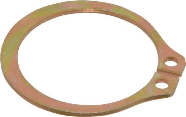 Rotor Clip - 23.88mm Groove Diam, 1" Shaft Diam, Cadmium-Plated Steel, Snap External Retaining Rings - 0.046" Groove Width, 0.03" Groove Depth, 0.042" Ring Thickness, Grade 1060-1090 - Benchmark Tooling