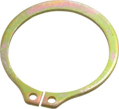 Rotor Clip - 29.87mm Groove Diam, 1-1/4" Shaft Diam, Cadmium-Plated Steel, Snap External Retaining Rings - 0.056" Groove Width, 0.037" Groove Depth, 0.05" Ring Thickness, Grade 1060-1090 - Benchmark Tooling