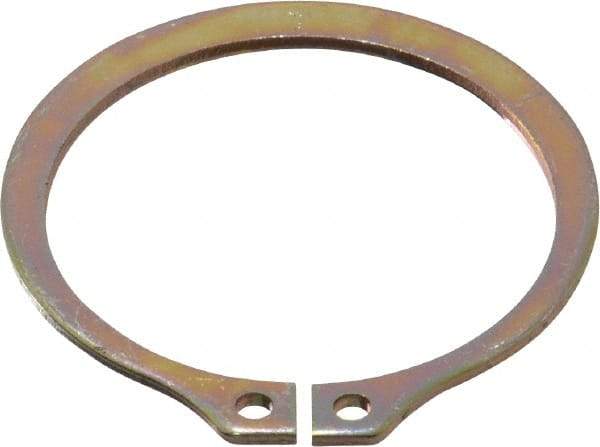 Rotor Clip - 32.79mm Groove Diam, 1-3/8" Shaft Diam, Cadmium-Plated Steel, Snap External Retaining Rings - 0.056" Groove Width, 0.042" Groove Depth, 0.05" Ring Thickness, Grade 1060-1090 - Benchmark Tooling