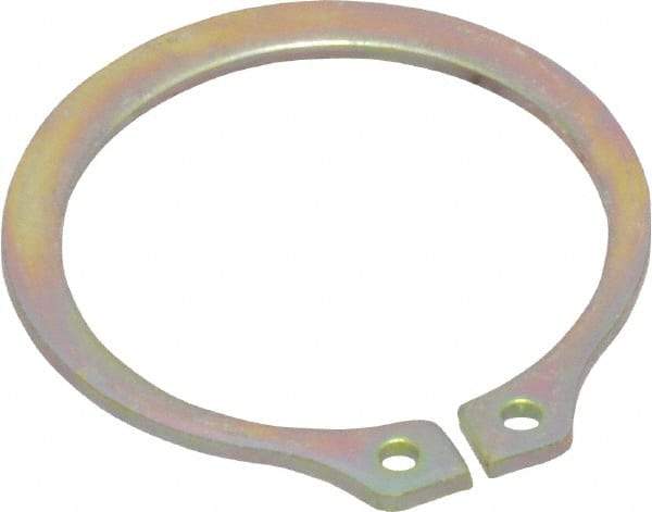 Rotor Clip - 20.85mm Groove Diam, 7/8" Shaft Diam, Cadmium-Plated Steel, Snap External Retaining Rings - 0.046" Groove Width, 0.027" Groove Depth, 0.042" Ring Thickness, Grade 1060-1090 - Benchmark Tooling