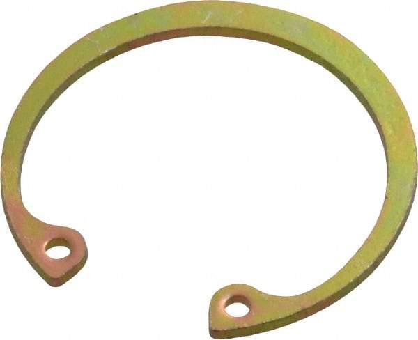 Rotor Clip - 0.042" Thick, Cadmium-Plated Finish, Steel Snap Internal Retaining Ring - 0.046" Groove Width, 0.033" Groove Depth, 1.066" Groove Diam, Grade 1060-1090 - Benchmark Tooling