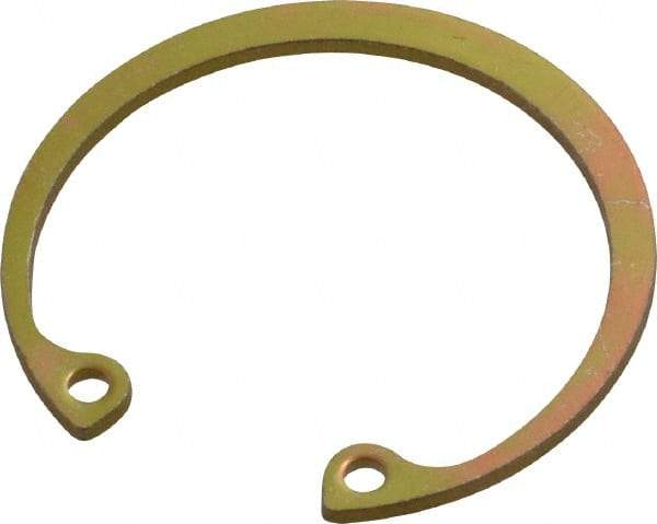 Rotor Clip - 0.05" Thick, Cadmium-Plated Finish, Steel Snap Internal Retaining Ring - 0.056" Groove Width, 0.04" Groove Depth, 1.33" Groove Diam, Grade 1060-1090 - Benchmark Tooling