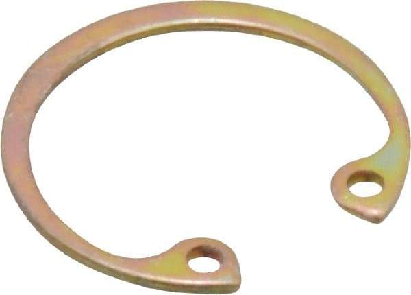 Rotor Clip - 0.035" Thick, Cadmium-Plated Finish, Steel Snap Internal Retaining Ring - 0.039" Groove Width, 0.023" Groove Depth, 0.796" Groove Diam, Grade 1060-1090 - Benchmark Tooling