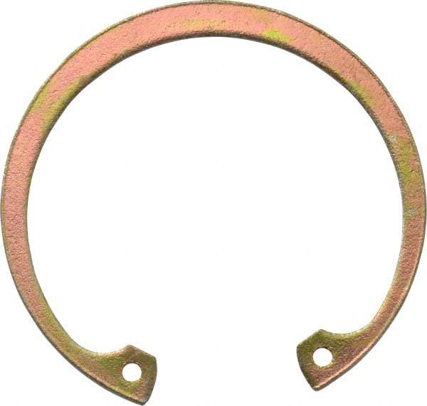 Rotor Clip - 0.062" Thick, Cadmium-Plated Finish, Steel Snap Internal Retaining Ring - 0.068" Groove Width, 0.054" Groove Depth, 1.858" Groove Diam, Grade 1060-1090 - Benchmark Tooling