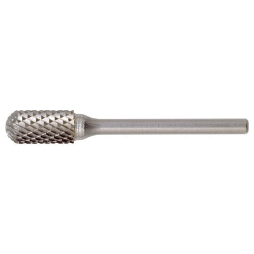 SC-5 Double Cut Solid Carbide Bur-Cylindrical with Ball Nose