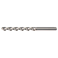 #40 RHS / RHC HSS 118 Degree Radial Point High Helix Taper Length Drill - Bright - Exact Industrial Supply