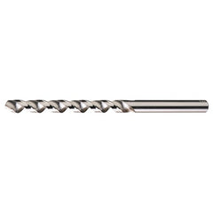 #40 RHS / RHC HSS 118 Degree Radial Point High Helix Taper Length Drill - Bright