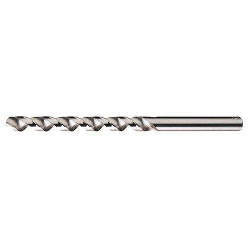 #53 RHS / RHC HSS 118 Degree Radial Point High Helix Taper Length Drill - Bright - Exact Industrial Supply