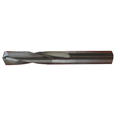 ‎#15 Dia. × 0.18″ Shank × 3/4″ Flute Length × 2-1/2″ OAL, Stub, 118°, Bright, 2xD Flute, Round Solid Carbide Drill - Exact Industrial Supply