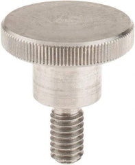 KIPP - 30mm Head, Knurled Knob - Threaded Stem, Stainless Steel - Benchmark Tooling