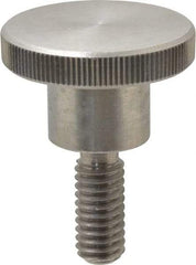 KIPP - 30mm Head, Knurled Knob - Threaded Stem, Stainless Steel - Benchmark Tooling