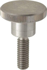 KIPP - 30mm Head, Knurled Knob - Threaded Stem, Stainless Steel - Benchmark Tooling