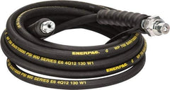 Enerpac - 1/4" Inside Diam x 3/8 NPT 20' Hydraulic Pump Hose - 10,000 psi, CH-604 Opposite End, Rubber - Benchmark Tooling