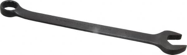 Proto - 1" 12 Point Offset Combination Wrench - 15° Offset Angle, 14" OAL, Steel, Black Finish - Benchmark Tooling