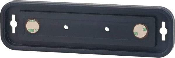 NMC - 8 Inch Wide x 2 Inch High Sign Compatibility, Plastic Round Sign Frame - Black - Benchmark Tooling