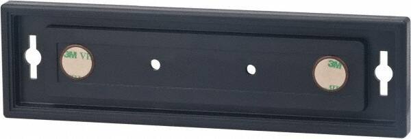 NMC - 8 Inch Wide x 2 Inch High Sign Compatibility, Plastic Square Sign Frame - Black - Benchmark Tooling