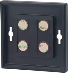 NMC - 12 Inch Wide x 12 Inch High Sign Compatibility, Plastic Square Sign Frame - Black - Benchmark Tooling