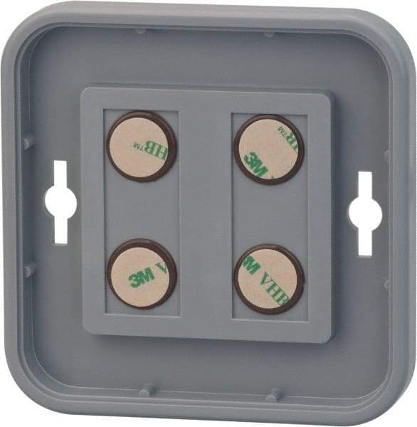 NMC - 12 Inch Wide x 12 Inch High Sign Compatibility, Plastic Round Sign Frame - Black - Benchmark Tooling