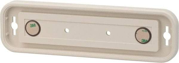 NMC - 8 Inch Wide x 2 Inch High Sign Compatibility, Plastic Round Sign Frame - Almond - Benchmark Tooling