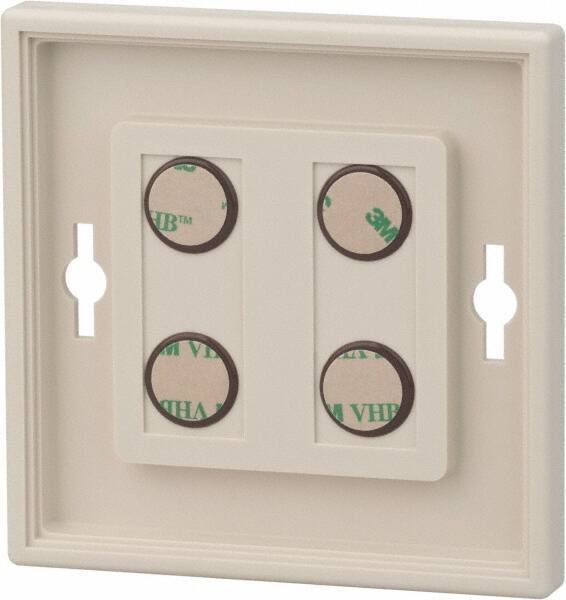 NMC - 8 Inch Wide x 8 Inch High Sign Compatibility, Plastic Sign Frame - Almond - Benchmark Tooling