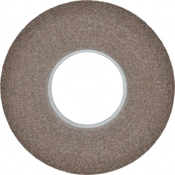 3M - 12" Diam, 1/2" Face Width, 5" Center Hole, Medium Grade, Aluminum Oxide Deburring Wheel - Convolute, Hard Density 7 Grade, 3,000 RPM - Benchmark Tooling