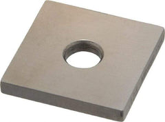 Mitutoyo - 0.123" Square Steel Gage Block - Accuracy Grade 0, Includes Certificate of Inspection - Benchmark Tooling