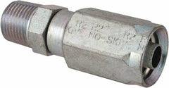 Parker - 1/2-14 Thread Hydraulic Hose Fitting - -8 Hose Size, 1/2" Hose Diam - Benchmark Tooling