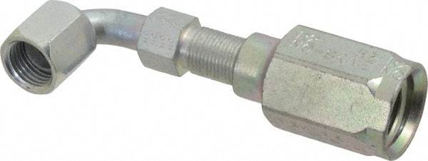 Parker - 9/16-18 Thread Hydraulic Hose Fitting - -6 Hose Size, 3/8" Hose Diam - Benchmark Tooling