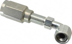 Parker - 3/4-16 Thread Hydraulic Hose Fitting - -8 Hose Size, 1/2" Hose Diam - Benchmark Tooling