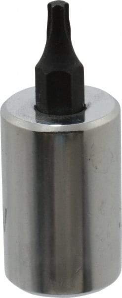 Proto - 3/8" Drive, T15 Torx Bit Socket - 1-23/32" OAL, 5/8" Bit Length - Benchmark Tooling