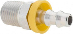 Parker - 1/4-18 Thread Hydraulic Hose Fitting - -4 Hose Size, 1/4" Hose Diam - Benchmark Tooling