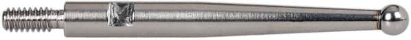 INTERAPID - 0.08" Ball Diam, Steel, Ball Test Indicator Contact Point - 13/16" Contact Point Length, Use with Brown & Sharpe 310-3, 311-3, 310-b-3, 311-bn-3, 312-3 & 312-4 INTERAPID 312 Dial Test Indicators - Benchmark Tooling