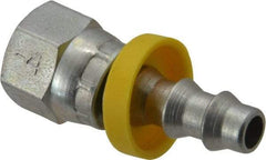 Parker - 7/16-20 JIC Hydraulic Hose Fitting - -4 Hose Size, 1/4" Hose Diam - Benchmark Tooling
