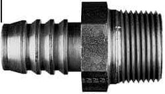 Parker - 1/2-20 Thread Hydraulic Hose Fitting - -4 Hose Size, 5/16" Hose Diam - Benchmark Tooling