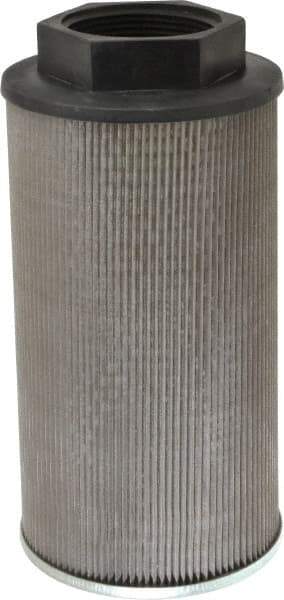 Parker - 350 LPM, 92 GPM, 150mm Diam, Suction Strainer with Bypass - 2-1/2 Port NPT, 10.1" Long - Benchmark Tooling