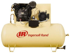 Ingersoll-Rand - 7.5 hp, 80 Gal Stationary Electric Vertical Air Compressor - Single Phase, 175 Max psi, 24.3 CFM, 230 Volt - Benchmark Tooling