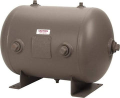 Made in USA - 19 Gallon, 200 Max psi Universal Horizontal Tank - 1-1/2" Inlet, 25" Tank Length x 16" Tank Diam - Benchmark Tooling